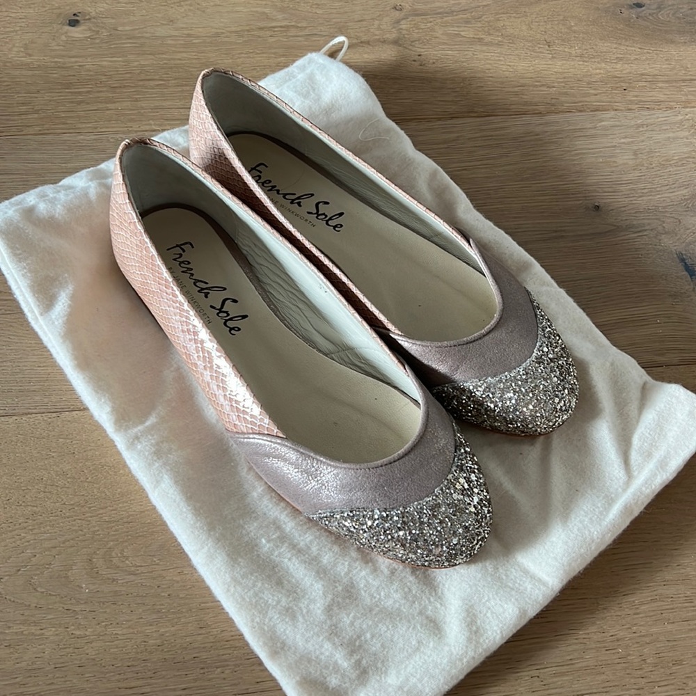 French Sole ballet flats